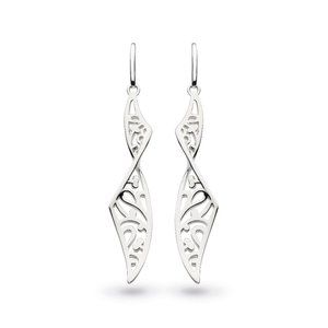 Kit Heath Sterling Silver Twist Drop Earrings